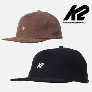 キャップ K2 ケーツー CORDUROY SNAPBACK 帽子 メンズ レディース スノーボード スキー スノー 帽子 コーデュロイ 2025-2026冬新作 20％off｜エレファントSPORTS