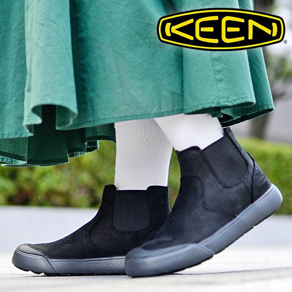 キーン サイドゴア ショートブーツ レディース メンズ KEEN ELENA CHELSEA チェル...