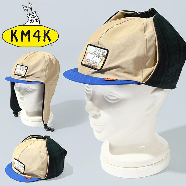 キャップ KM4K カモシカ KM4K CAP 10 メンズ レディース ロゴ ビーニー スノボ 2...