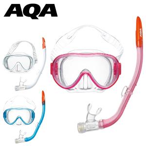 AQA（エーキューエー） シュノーケル セット レディース 2点セット