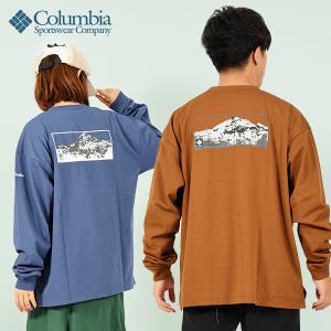 コロンビア 長袖Tシャツ Columbia メンズ レディース ロマビスタロングスリーブグラフィックTシャツ バックプリント ロンT PM0259 2022秋冬新作