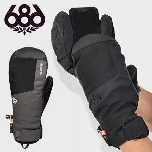 手袋 686 SIX EIGHT SIX GORE-TEX Linear Under Cuff Mitt ゴアテックス メンズ ミトン グローブ スノボ スノーボード 2021-2022冬新作 10%off