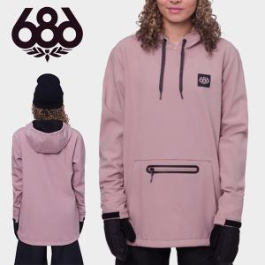 スノーボードウェア 686 SIX EIGHT SIX シックスエイトシックス ピンク系 WATERPROOF HOODY レディース ジャケット 2023-2024冬新作 25%off｜elephant