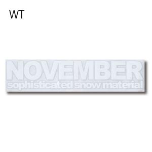 ステッカー NOVEMBER ノベンバー スノ...の詳細画像1