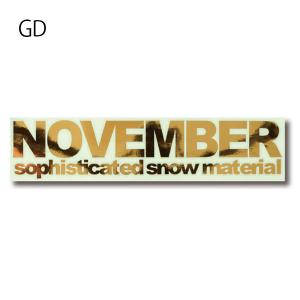 ステッカー NOVEMBER ノベンバー スノ...の詳細画像2