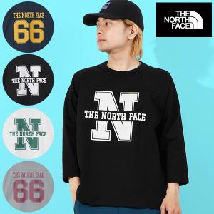 ネコポス発送！送料無料 ノースフェイス 7分丈 長袖Tシャツ メンズ レディース THE NORTH FACE ロンT  スリークォーター フットボール ティー NT82438
