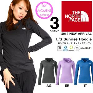 長袖Tシャツ THE NORTH FACE ノースフェイス レディース フード付き ランニング NTW11372