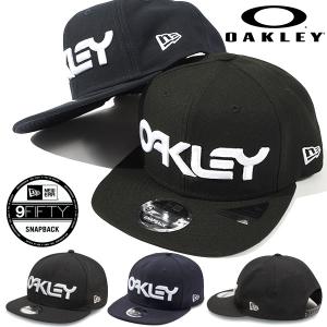 キャップ OAKLEY × NEW ERA オークリー メンズ ニューエラ コラボ スナップバック 平つば 帽子 911784  得割20