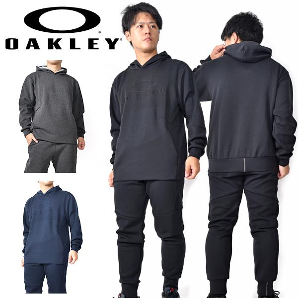 上下セット OAKLEY オークリー メンズ スウェット フーディー パーカー ロング パンツ プル...