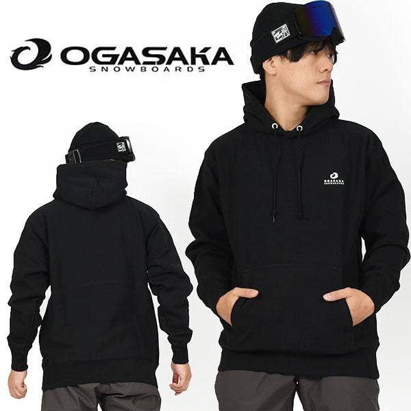 プルオーバーパーカー OGASAKA オガサカ スノー ボード PARKA ブラック 黒 メンズ レ...
