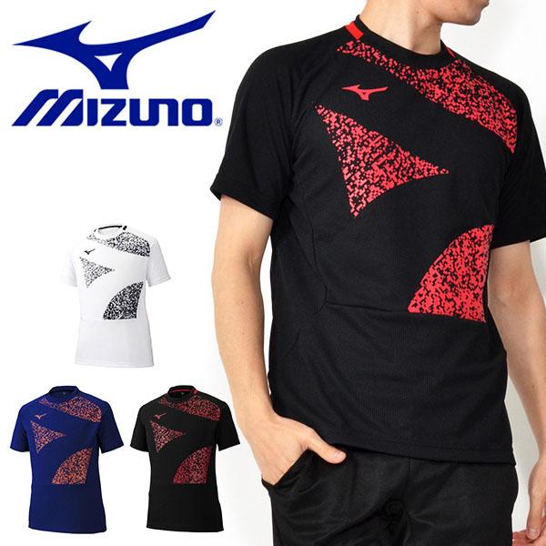 得割30 半袖 Tシャツ ミズノ MIZUNO PR ドライ エアロフロー シャツ メンズ サッカー...