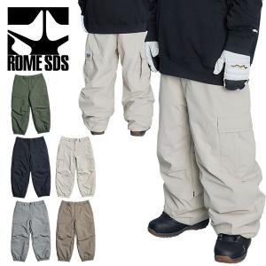 Rome sds ローム　バギーパンツ　スノボウェア 正規品 23-24 ROME SDS ローム BAGGY CARGO BIB PANTS バギー