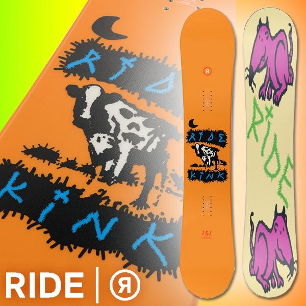 半額 50%off RIDE ライド KINK キンク スノーボード  スノボ 板 ボード メンズ ...