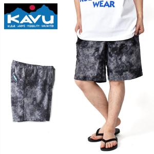 【Sサイズのみ】半額 ショートパンツ カブー KAVU メンズ ソルティーセイラー タイダイ 水陸両用 短パン ショーツ アウトドア  速乾 50%off 送料無料