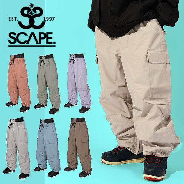 30%off スノーボードウェア SCAPE エスケープ BAGGY PANTS メンズ レディース...