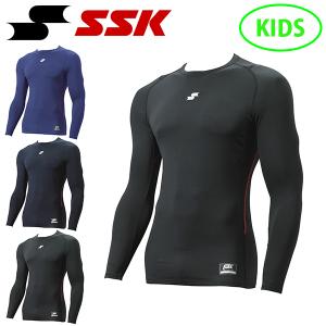 ゆうパケット対応可能エスエスケイ SSK ジュニアSCB蓄熱やわらかローネック長袖アンダーシャツ キッズ 子供 野球 インナー SCBE210LLJ 得割20