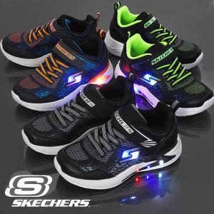 スケッチャーズ 光る靴 キッズ スニーカー SKECHERS エラプターズ 3 ベルクロ シューズ 靴 ライトアップシューズ 90563L