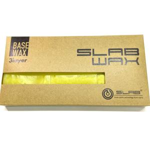 ゆうパケット対応可能！ スノボ ワックス BASE WAX YELLOW ベースワックス SLAB エスラボ 60g×3 180g ホットワックス スノーボード｜elephant