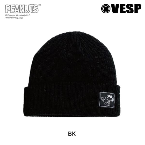 ビーニー VESP ベスプ メンズ 帽子 Peanuts Rib Beanie ニット帽 スヌーピー...
