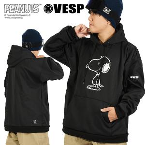 Mサイズのみ 長袖 パーカー VESP ベスプ メンズ PEANUTS HOODY 撥水 プルオーバー フーディ ユニセックス スノーボード 2023-2024冬新作 21%off｜elephant