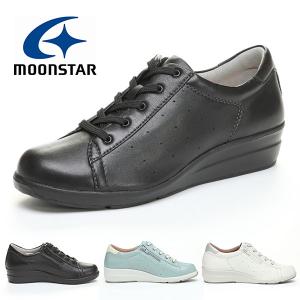 ムーンスター スポルス スニーカー 日本製 撥水 幅広 4E レディース