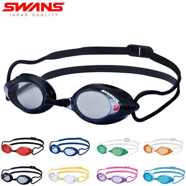 くもり止め効果長持ち4倍 スイムゴーグル SWANS スワンズ レーシングモデル 水中メガネ メンズ...