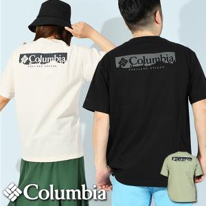 コロンビア 半袖Tシャツ Columbia メンズ レディース サンシャインクリーク ロゴT UV 吸湿速乾 PM2762 2024春夏新作の商品画像