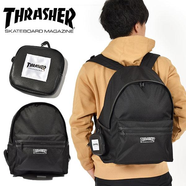 THRASHER スラッシャー バックパック リュックサック ザック 28L ブラック バッグ 撥水...