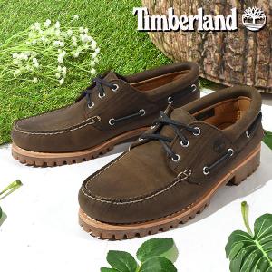 日本正規品 ティンバーランド デッキシューズ モカシン メンズ Timberland 3 Eye オーセンティック スリーアイ クラシック ボートシューズ 本革 レザー A5S38