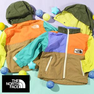 ノースフェイス ベビー ナイロン ジャケット マルチカラー THE NORTH FACE グランド コンパクト ジャケット キッズ 子供 軽量 シェル NPB72312 2024春新作｜elephant