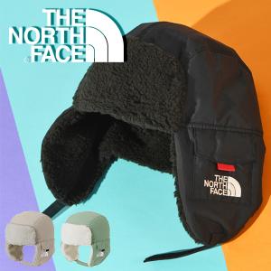 ノースフェイス キッズ モコモコ あごまで防寒 キャップ 子供 THE NORTH FACE フロンティア 帽子 ケーバ スノー ボア フリース NNJ42313