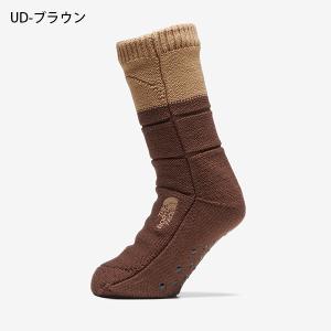 ノースフェイス 厚手 内フリース ルームソック...の詳細画像3