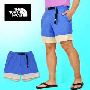 ブランド公式商品認証店 ノースフェイス 撥水 水陸両用 ショートパンツ メンズ 膝上 THE NORTH FACE ヌプシ ショート Nuptse Short NB42334 2024春夏新色