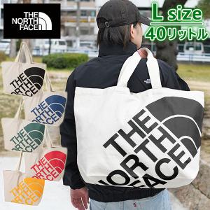 2026春夏新作 ネコポス発送！ビッグロゴ ノースフェイス トートバッグ メンズ レディース THE NORTH FACE オーガニックコットン100％ 約40L NM72607