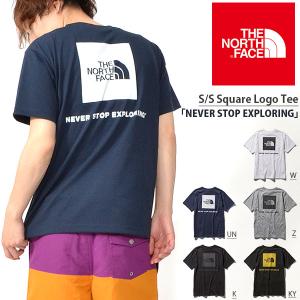 30%off スクエア ロゴ 半袖Tシャツ THE NORTH FACE ザ・ノースフェイス メンズ バックプリント S/S Square Logo Tee nt31957 速乾