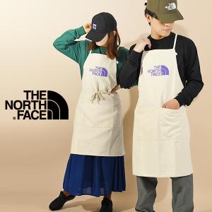 ノースフェイス エプロン メンズ レディース パープル THE NORTH FACE  ロゴ キャンプ 調理 オーガニックコットン NT62331 2024春夏新色｜elephant