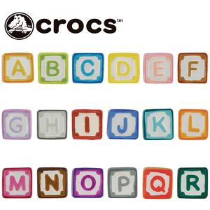 ゆうパケット対応可能！ クロックス ジビッツ チャーム crocs jibbitz 12×12mm アルファベット G L P Q アクセサリー 日本正規品｜elephant