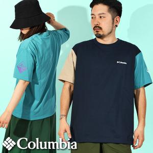 ゆうパケット対応可能！コロンビア 半袖Tシャツ Columbia メンズ レディース アーバンハイク ロゴ UVカット 吸湿速乾 PM0746 2024春夏新作