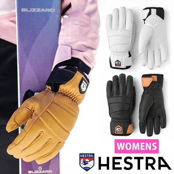 レザーグローブ HESTRA ヘストラ Womens Fall Line レディース 五指 本革 天...