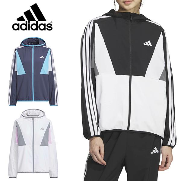 アディダス レディース ルーズフィット ウインドブレーカー ジャケット adidas W TEAM ...