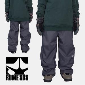 スノーボードウェア ROME SDS ローム メンズ BAGGY PANTS バギーカーゴパンツ パンツ グレー スノーウエア 2023-2024冬新作 25%off｜elephantsports