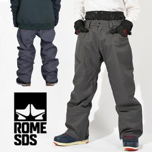 スノーボードウェア ROME SDS ローム メンズ STANCE PANTS パンツ スノーパンツ グレー系 スノーウエア 2023-2024冬新作 25%off｜elephantsports