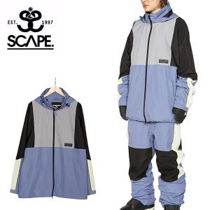 ラスト1着 Lサイズ 41%off スノーボードウェア SCAPE エスケープ TRACK JACKET メンズ トラック ジャケット スノボ 71122303｜elephantsports