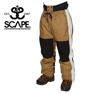 30%off スノーボードウェア SCAPE エスケープ TRACK PANTS ベージュ メンズ パンツ トラック スノーウェア ボトムス 71123332 2023-2024冬新作｜elephantsports