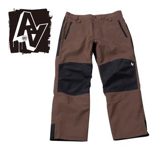 スノーボードウェア AA HARDWEAR ダブルエー ハードウェア ブラウン STORM PANTS メンズ パンツ スノボ スノーボード 2023-2024冬新作 25%off｜elephantsports