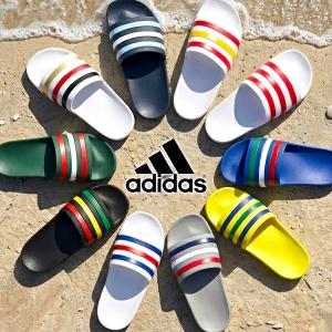 2026春夏新色 アディダス 国旗カラー サンダル メンズ レディース adidas ADILETTE AQUA U アディレッタ アクア スライド シャワーサンダル IH9009 IH9011