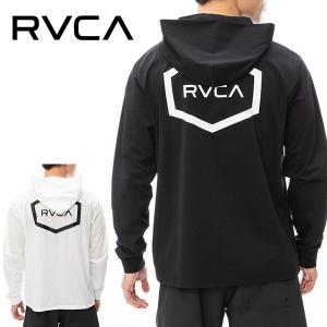 送料無料 RVCA ルーカ 長袖 ラッシュガード HEX LS SURF HOODIE メンズ ラッシュ パーカー 水着 サーフィン 水陸両用 ラッシュ BE041-800 2024春夏新作 10%off｜elephantsports