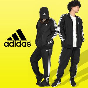 アディダス メンズ レディース ジャージ 上下セット adidas M 3S ウーブントラックスーツ セットアップ 上下組 トレーニング ウェア ECT01