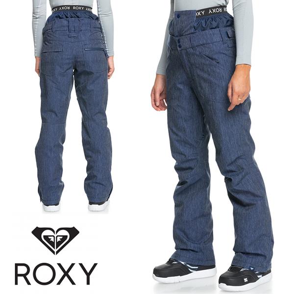 スノーウェア ROXY ロキシー スノーパンツ レディース SNOWHOLIC DENIM PANT...