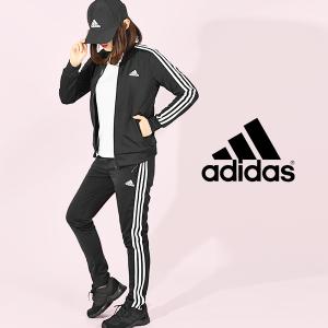 アディダス レディース ジャージ 上下セット adidas W 3S トラックスーツ セットアップ 上下組 トレーニング ウェア 2023秋冬新作 FAN84｜スノボ&アウトドアのエレスポ2